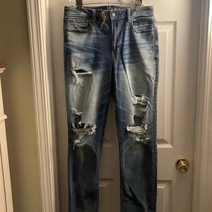 American Eagle high rise slim jeans size 12L NWT